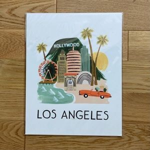 Los Angeles / Hollywood art print 11x14